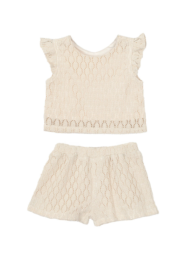 MABEL & HONEY NIÑA CONJ. DE SHORT BARNYARD BABE NATURAL