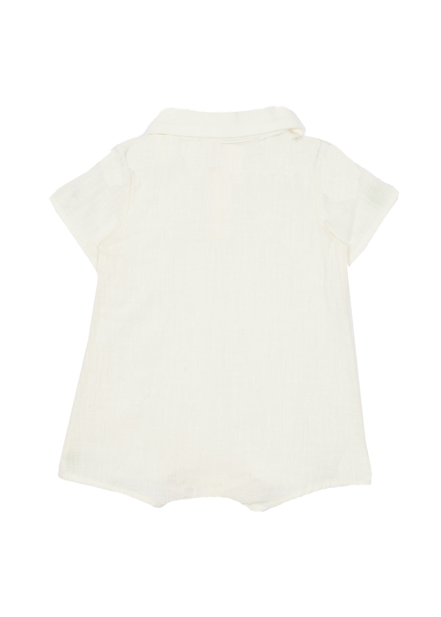MABEL & HONEY BEBE NIÑO ROMPER NOAH WHITE