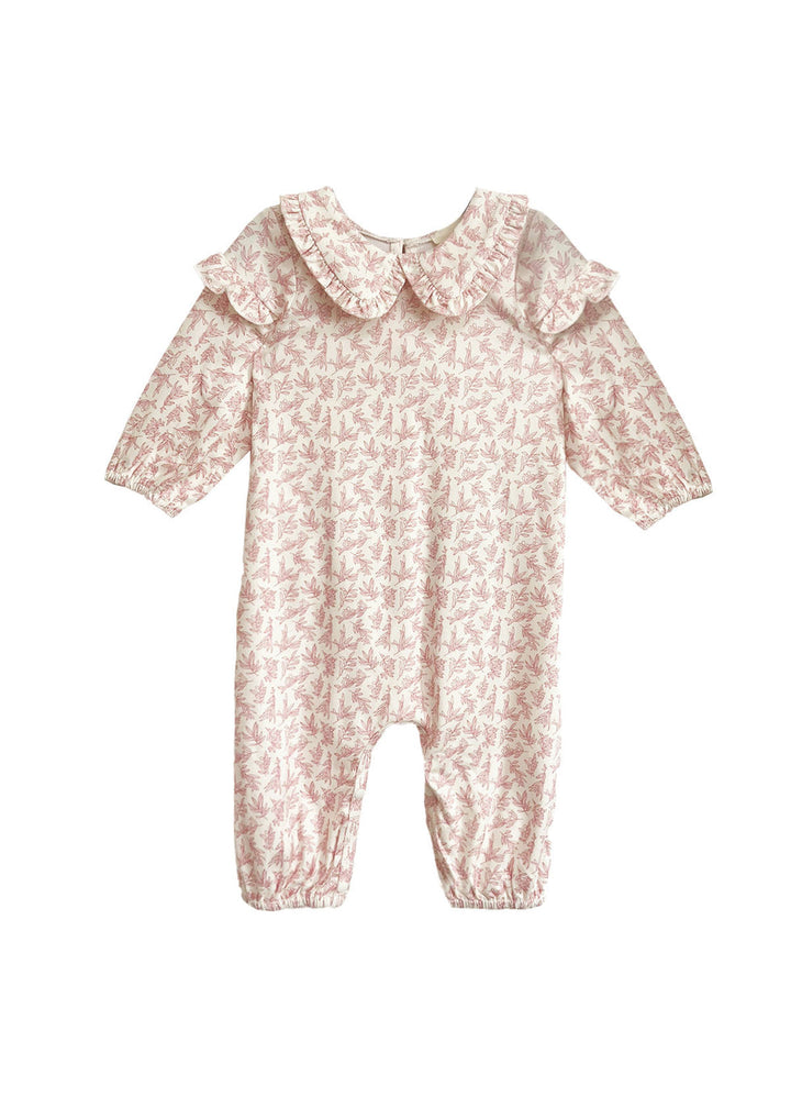 MABEL & HONEY BEBE NIÑA ROMPER PINK PRIMROSE