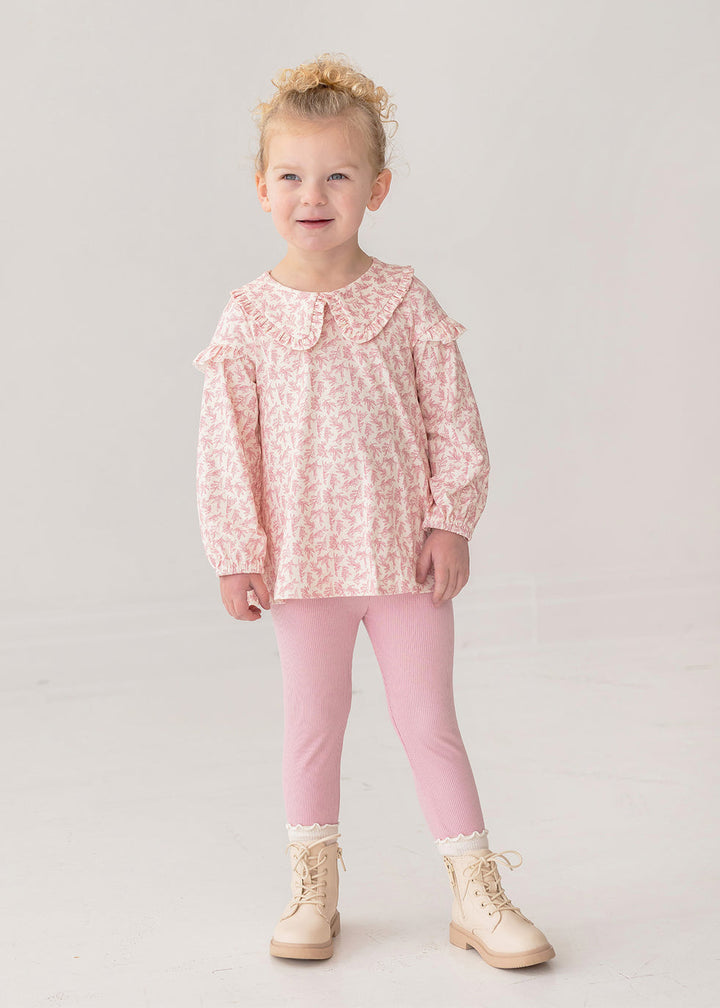 MABEL & HONEY NIÑA CONJ. DE PANTALON PINK PRIMROSE