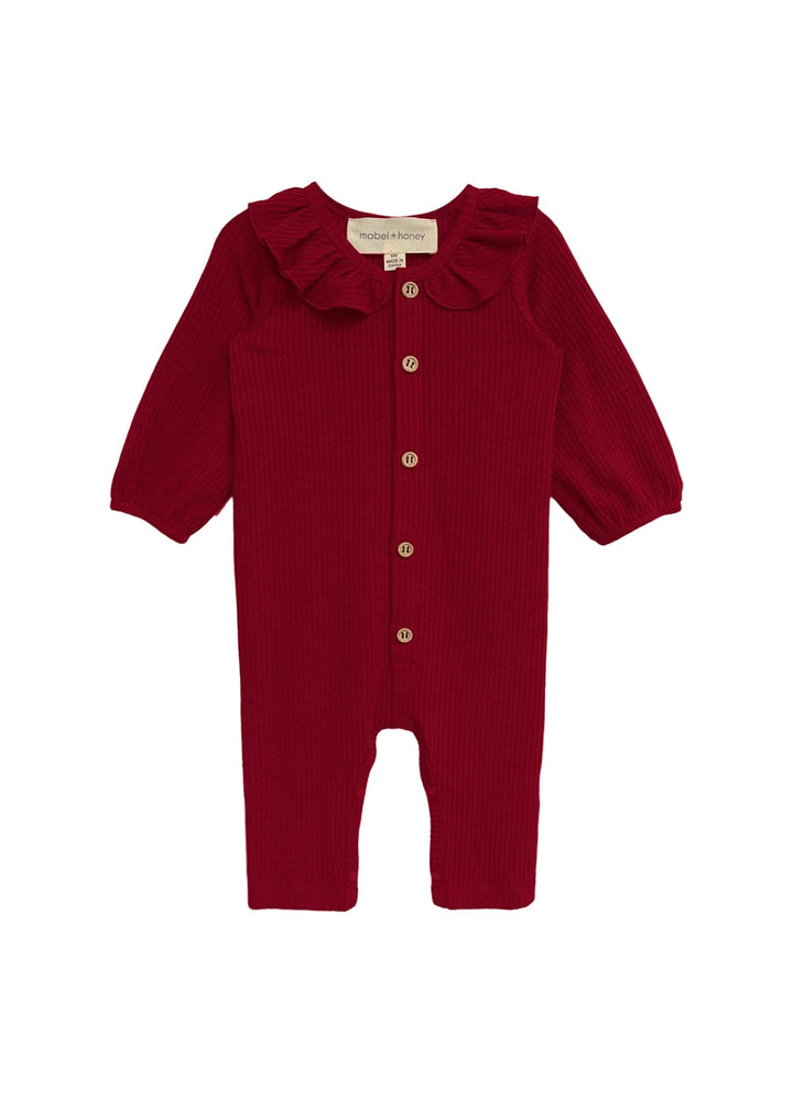 MABEL & HONEY BEBE NIÑA ROMPER RED ROSIE