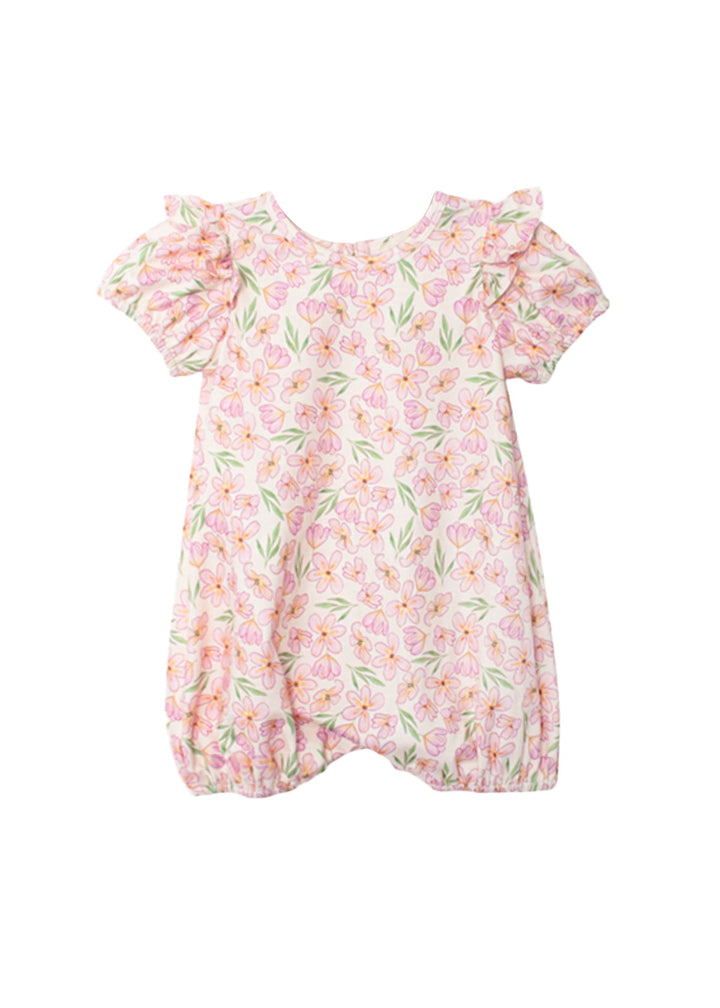 MABEL &amp; HONEY BEBE NIÑA ROMPER WILD SAVANNA PINK