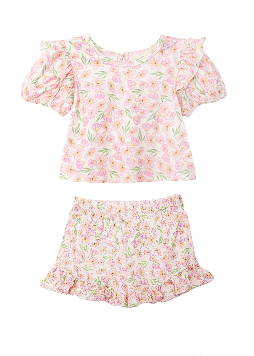 MABEL &amp; HONEY NIÑA CONJ. DE FALDA WILD SAVANNA PINK