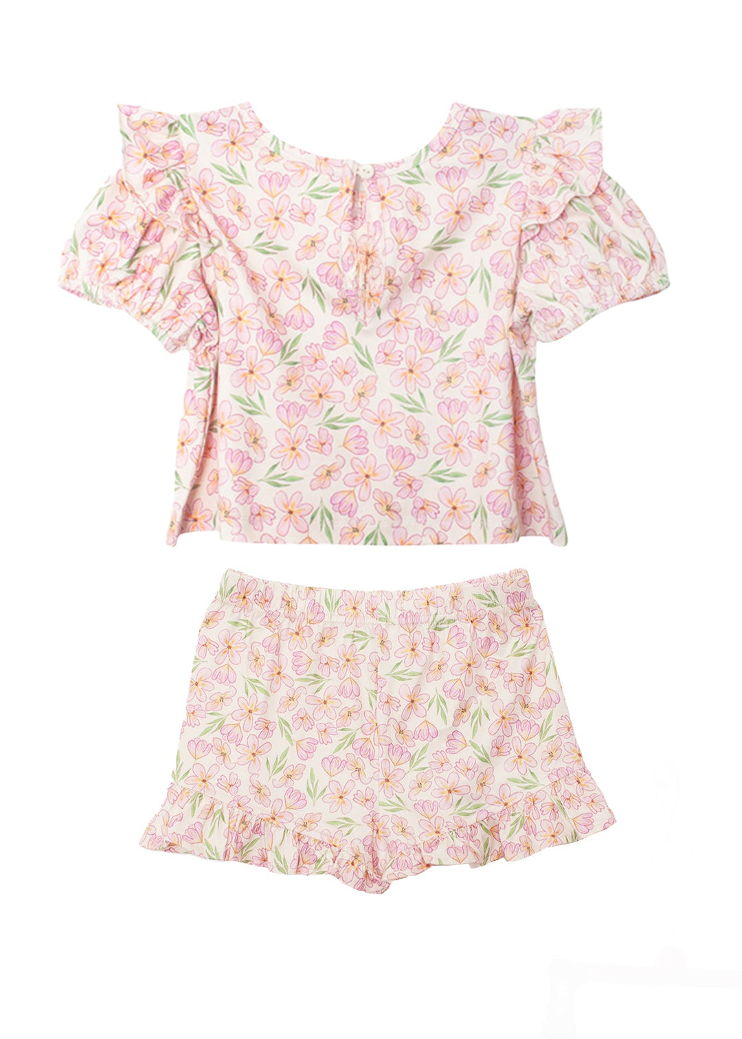 MABEL &amp; HONEY NIÑA CONJ. DE FALDA WILD SAVANNA PINK