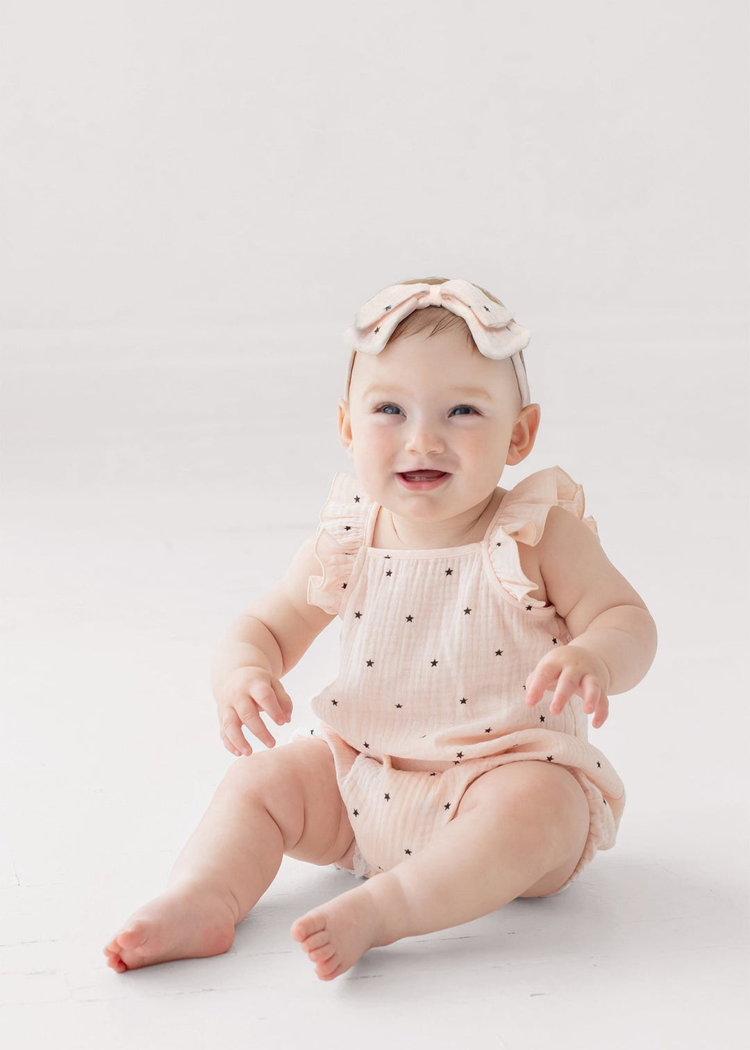 MABEL &amp; HONEY BEBE NIÑA ROMPER STARGIRL PINK