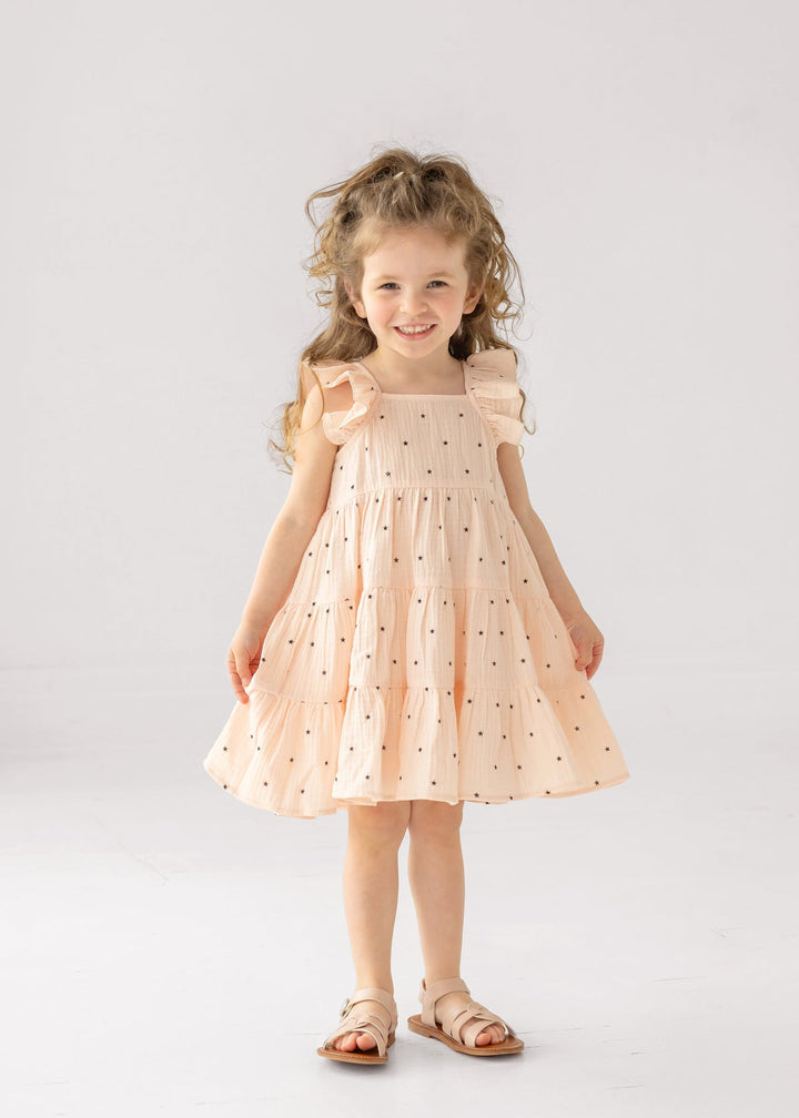 MABEL &amp; HONEY NIÑA VESTIDO STARGIRL PINK