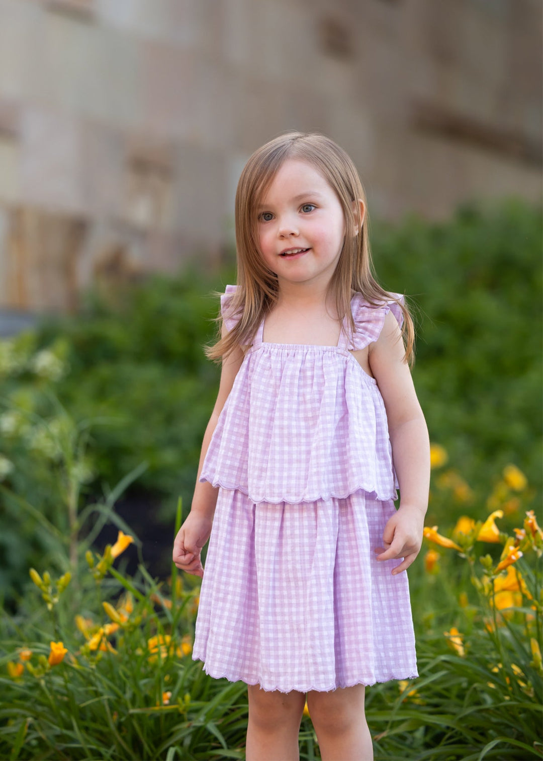 MABEL &amp; HONEY NIÑA VESTIDO SUGAR PLUM PURPLE