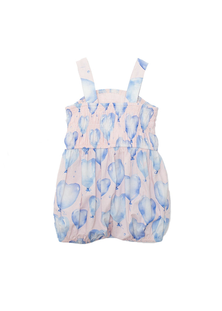 MABEL &amp; HONEY BEBE NIÑA ROMPER UP AND AWAY BLUE