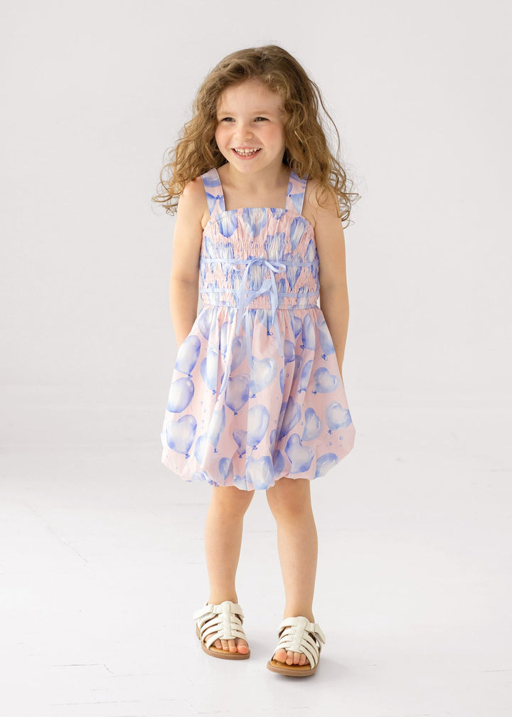 MABEL &amp; HONEY NIÑA VESTIDO UP AND AWAY BLUE