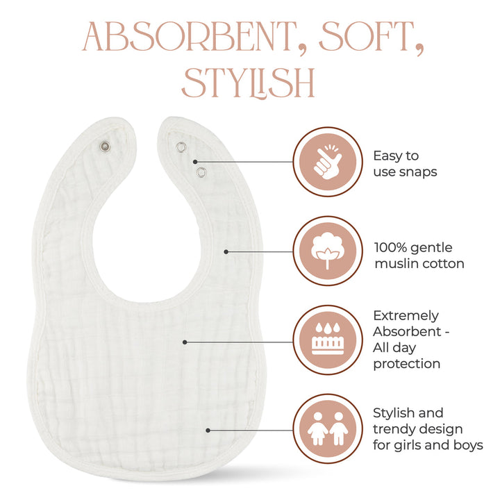 COMFY CUBS BABERO MUSLIN 8PK PACIFIC BLUE