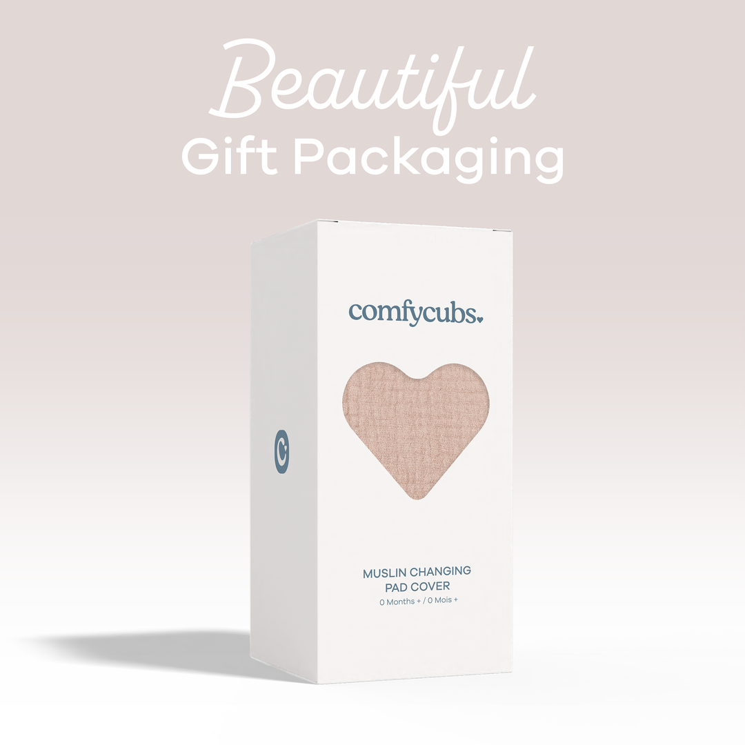 COMFY CUBS FORRO PARA PAD CAMBIADOR MUSLIN BLUSH