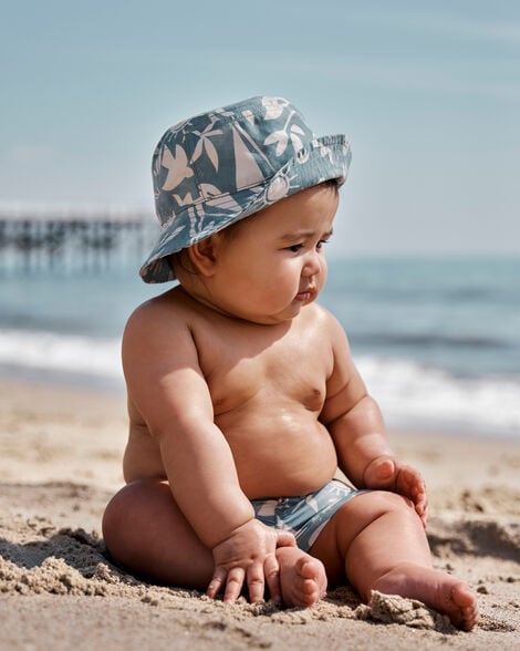 CARTERS BEBE NIÑO VESTIDO DE BAÑO BLUE 3PZ