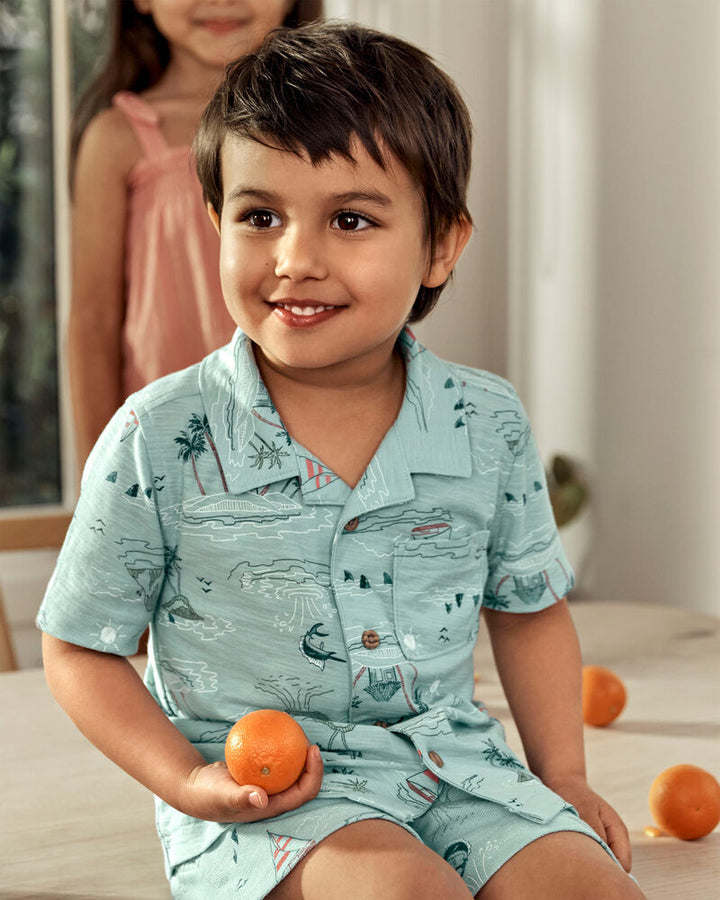 CARTERS NIÑO CONJ. DE SHORT MULTICOLOR