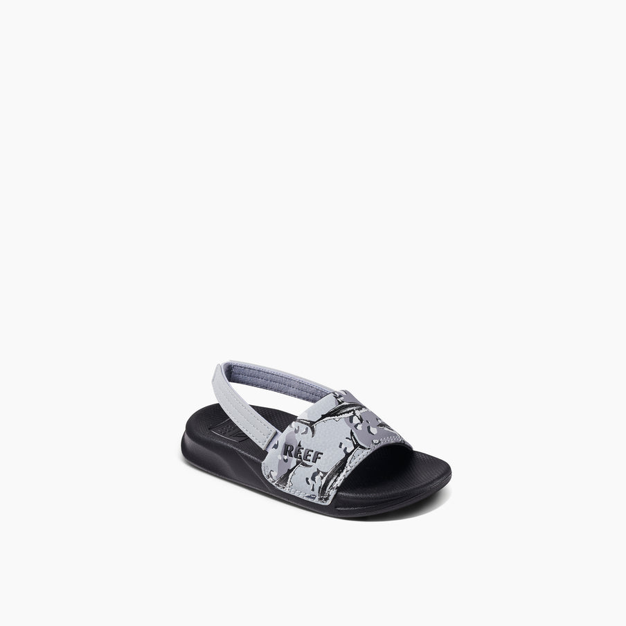 REEF BEBE NIÑO CHANCLETA ONE SLIDE GREY CAMO SHARK