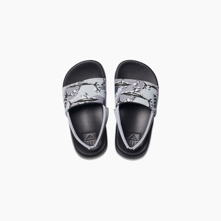 REEF BEBE NIÑO CHANCLETA ONE SLIDE GREY CAMO SHARK