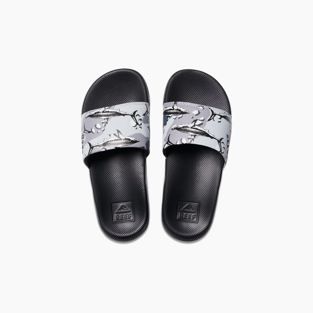 REEF NIÑO CHANCLETA ONE SLIDE GREY CAMO SHARK