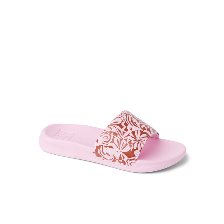 REEF NIÑA CHANCLETA KIDS ONE SLIDE PINK MODERN FLORAL
