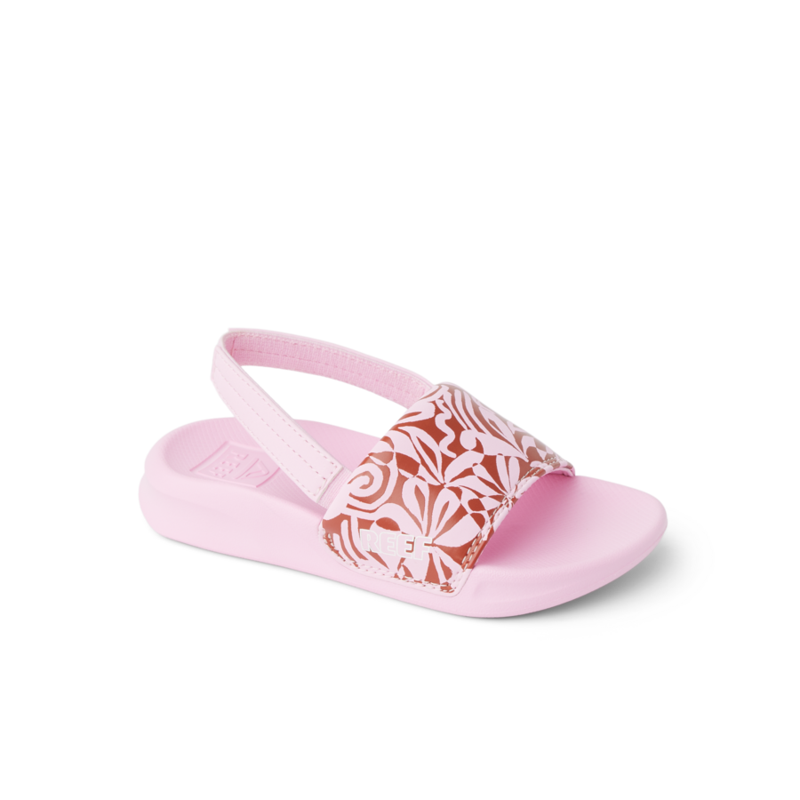 REEF NIÑA CHANCLETA LITTLE ONE SLIDE PINK MODERN FLORAL