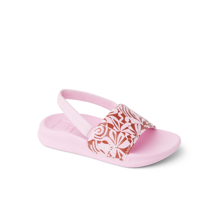 REEF NIÑA CHANCLETA LITTLE ONE SLIDE PINK MODERN FLORAL