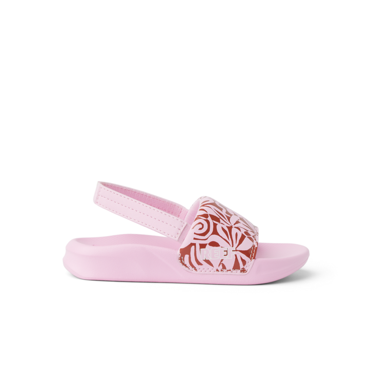 REEF NIÑA CHANCLETA LITTLE ONE SLIDE PINK MODERN FLORAL