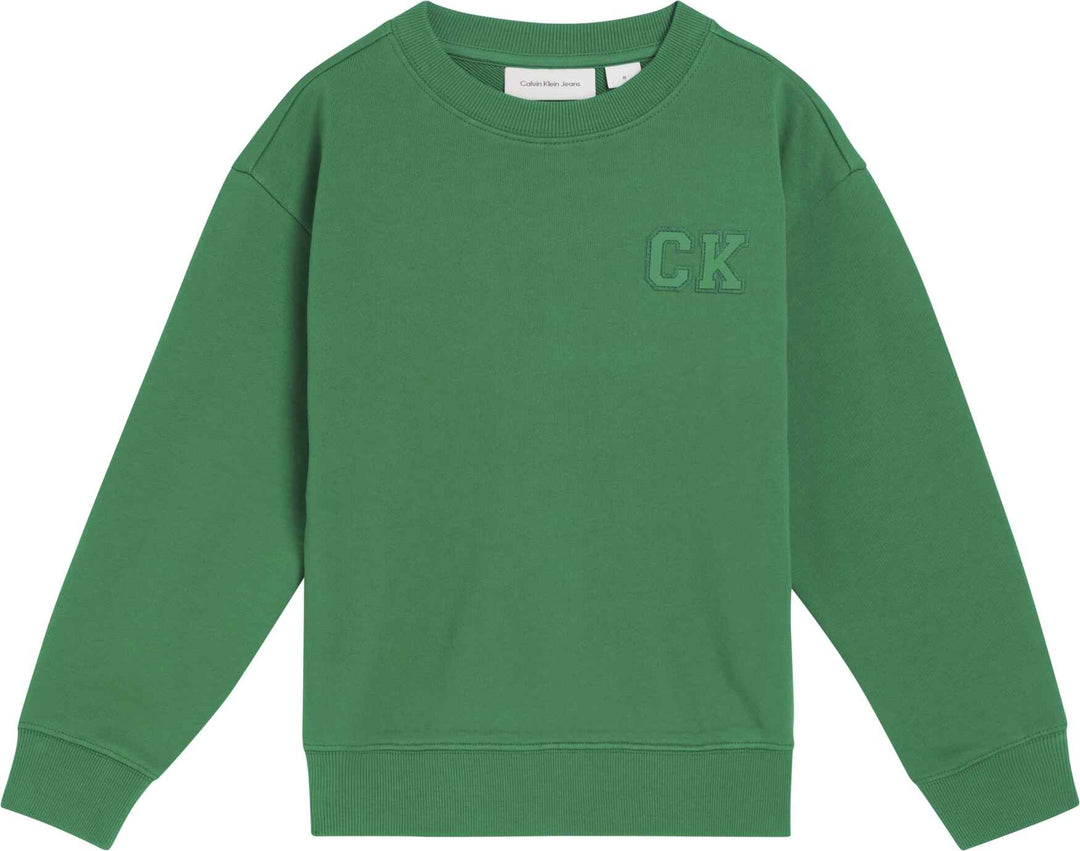 Calvin Klein Tshirt Relaxed Crewneck Lush Meadow para Niño