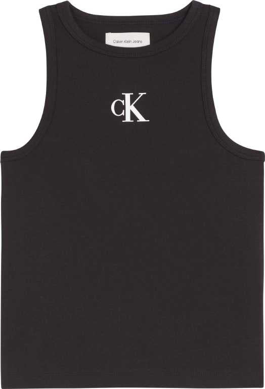 Calvin Klein Tshirt Logo Black para Niña