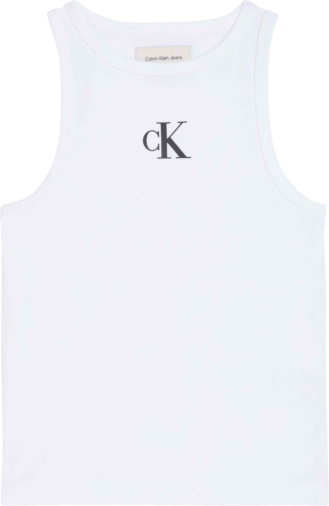 Calvin Klein Tshirt Logo White para Niña