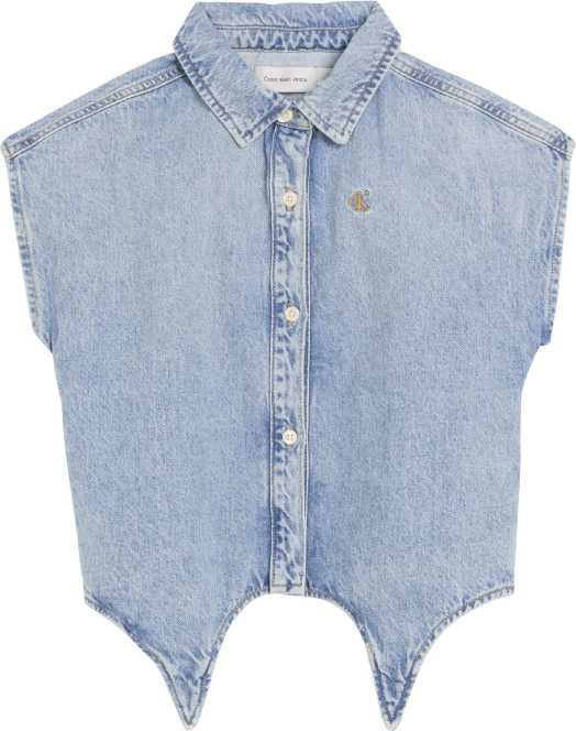 Calvin Klein Camisa Denim Dolman Dante Wash para Niña