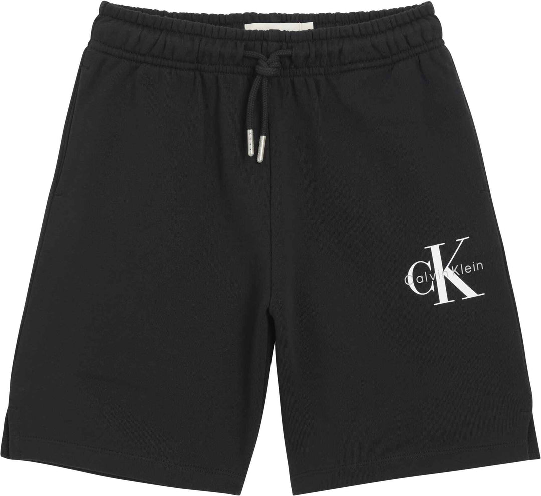 Calvin Klein Short Mono Logo Relaxed Black para Niño