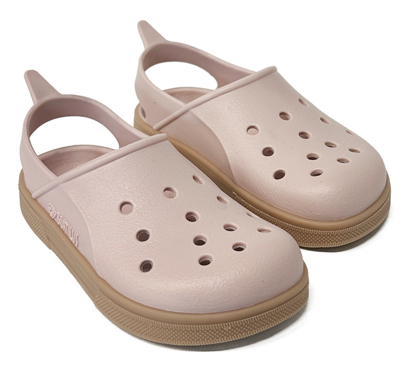 BOATILUS NIÑA CHANCLETA CLOGGY OLDPINK/BEIGE