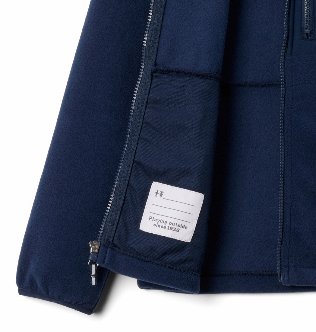 COLUMBIA NIÑO ABRIGO FAST TREK IV FLEECE FULL ZIP COLLEGIATE NAVY