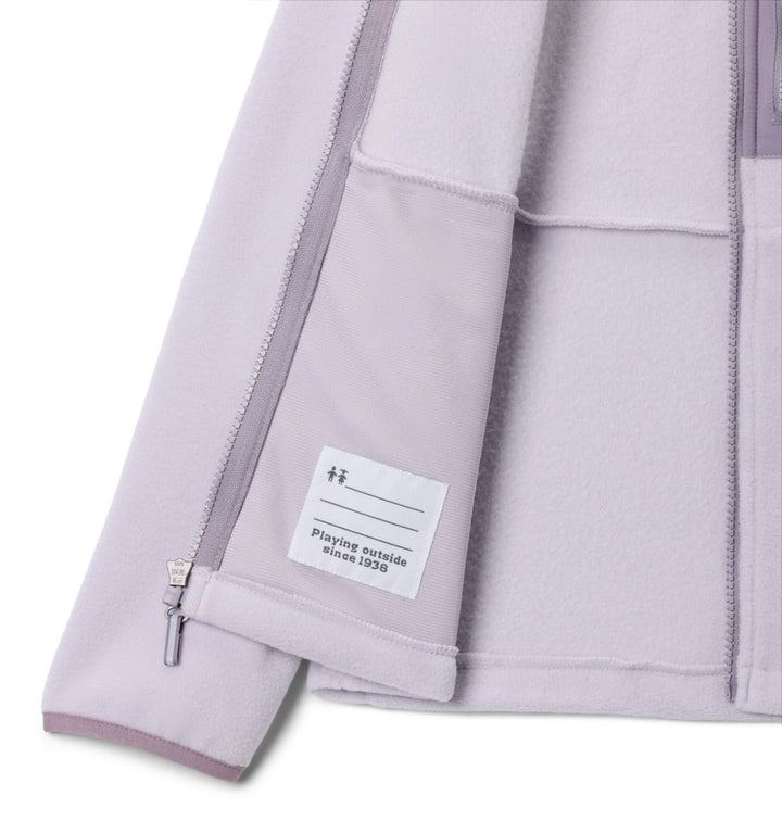 COLUMBIA NIÑO ABRIGO FAST TREK IV FLEECE FULL ZIP LAVENDER PEARL/SHALE PURPLE