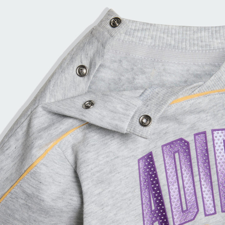 ADIDAS NIÑA CONJ. DE SHORT I DY MM LGREYH/SEICTA