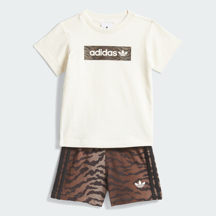 ADIDAS  NIÑO CONJ. DE SHORT AOP ANIMAL PRINT