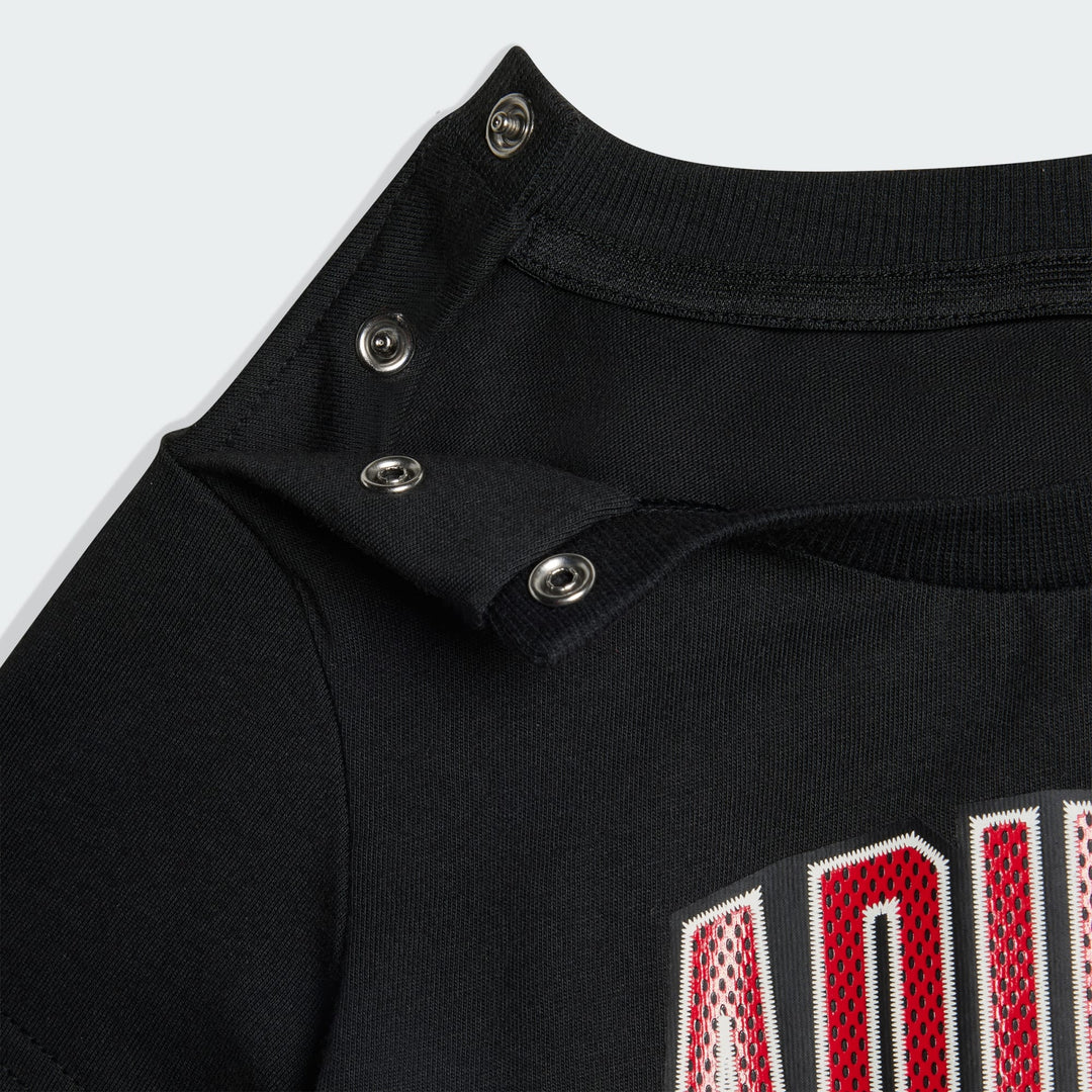 ADIDAS NIÑO CONJ. DE SHORT I DY MM T BLACK/OWHITE