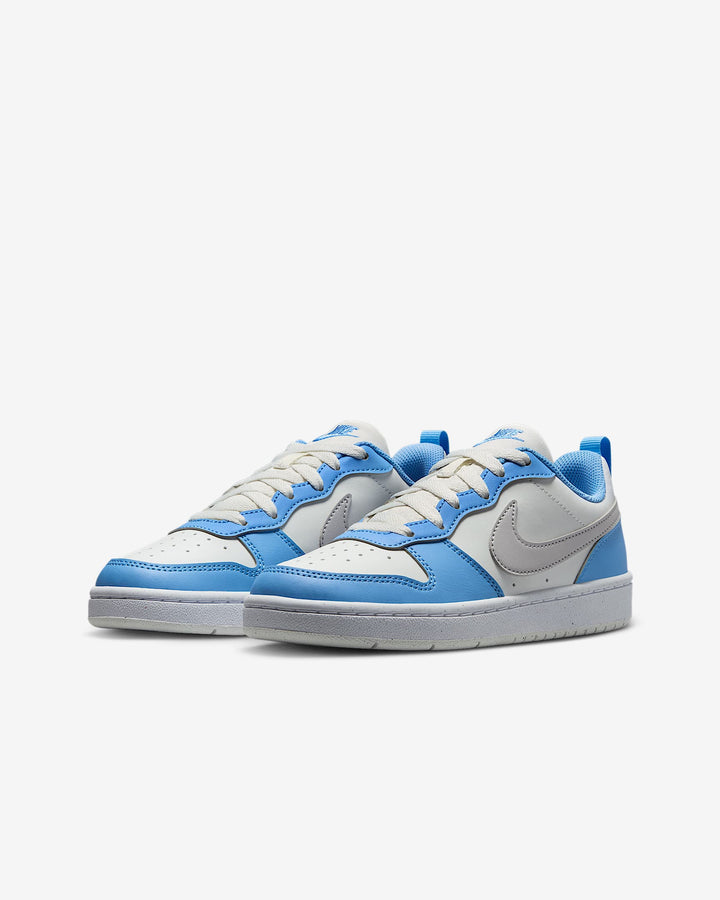 NIKE NIÑO ZAPATILLA CRT BOROUGH LOW RECRAFT BG SKY BLUE/WHT