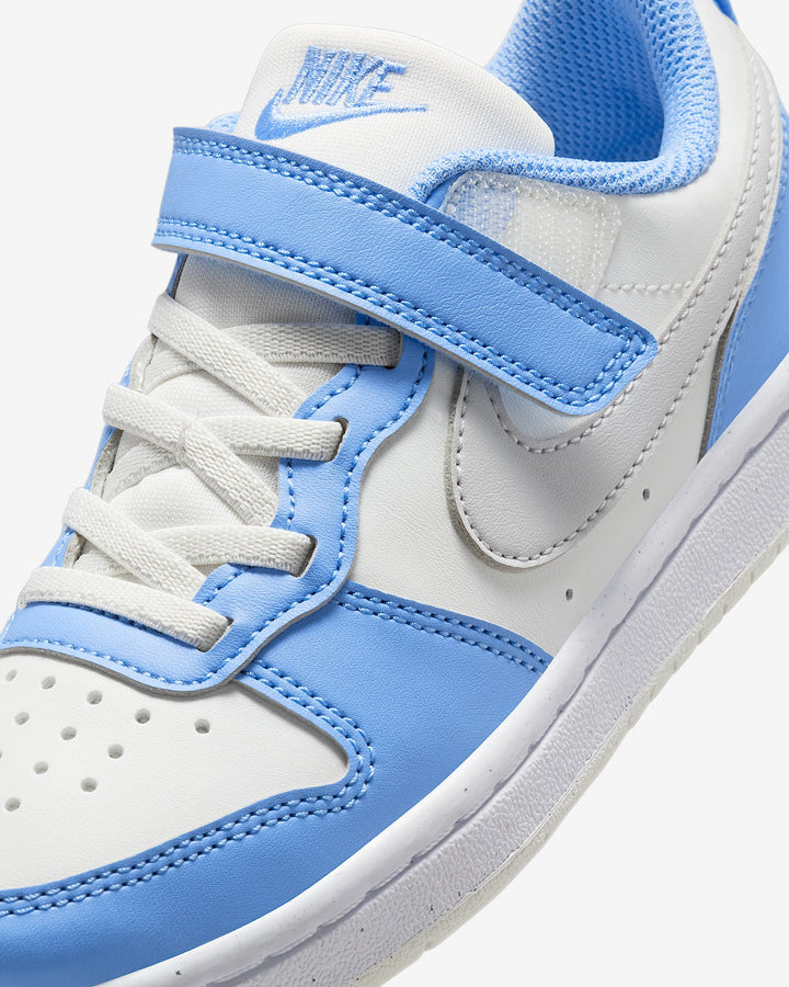 NIKE NIÑO ZAPATILLA COURT BOROUGH LOW RECRAFT SMMT WHT/VST GRY