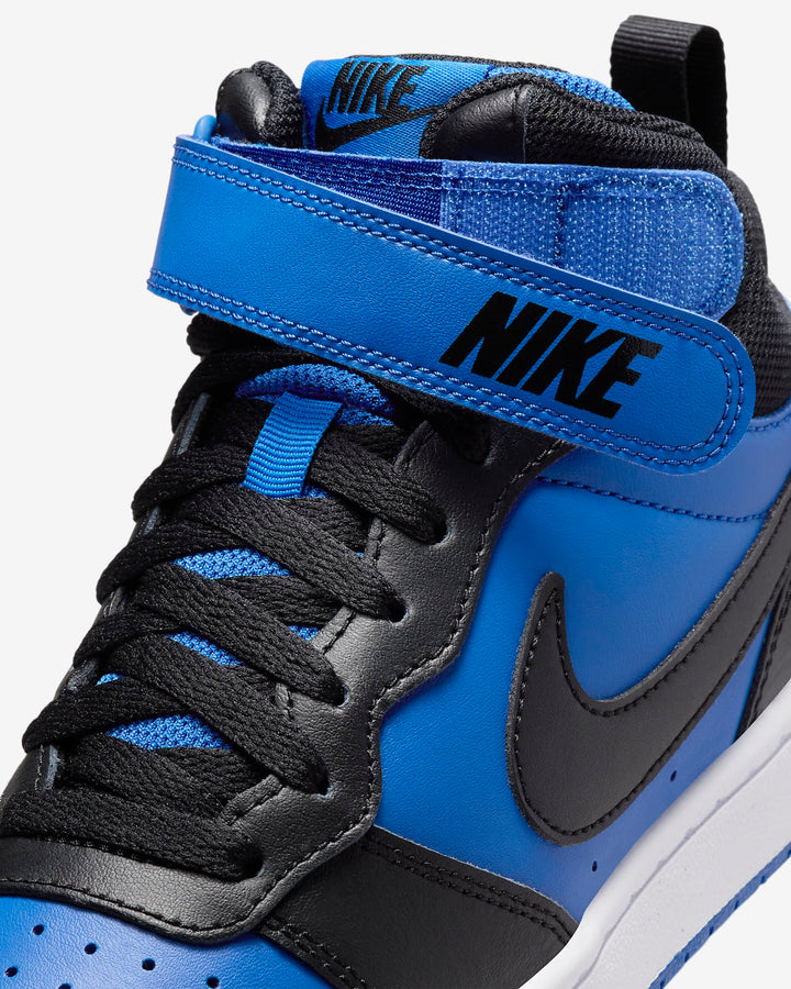 NIKE NIÑO ZAPATILLA CRT BOROUGH MID 2 BG GAME ROYAL/BLK/WHT