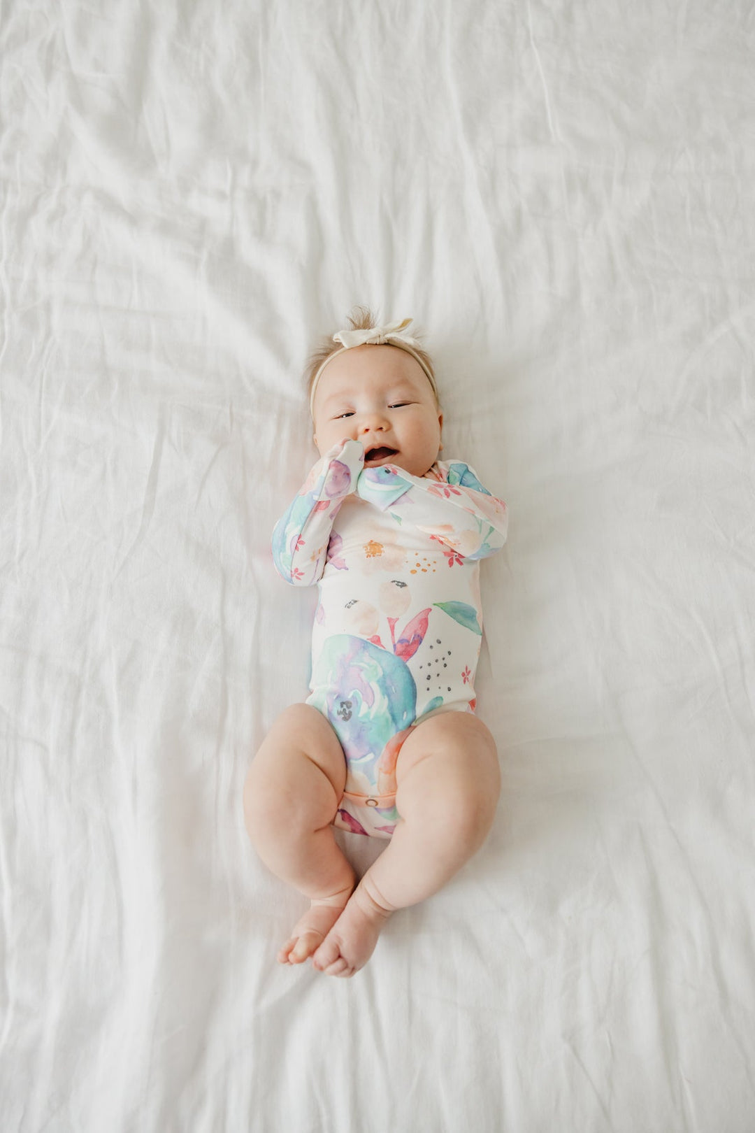 COPPER PEARL BEBE NIÑA BODY BLOOM LONG SLEEVE