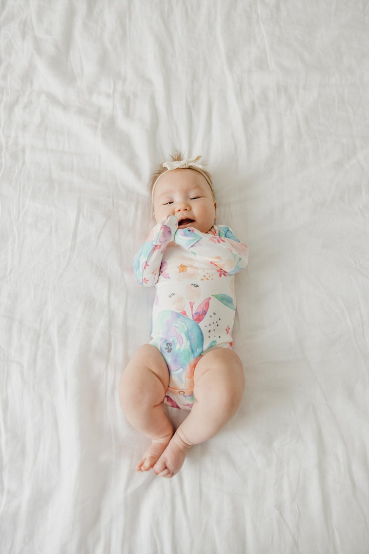 COPPER PEARL BEBE NIÑA BODY BLOOM LONG SLEEVE