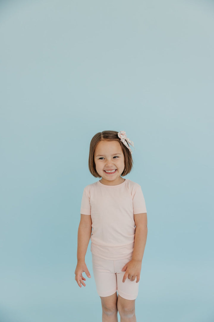 COPPER PEARL NIÑA PIJAMA BLUSH SHORT SLEEVE 2PK