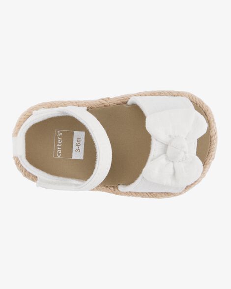 CARTERS BEBE NIÑA SANDALIA CREAM BOW