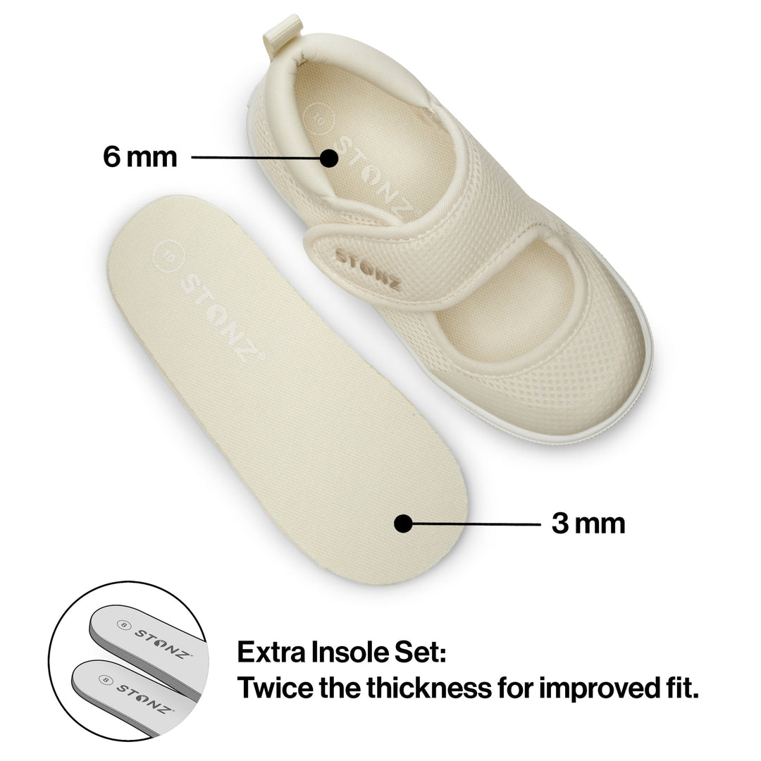 STONZ NIÑA ZAPATO CRUISER MARY JANE IVORY