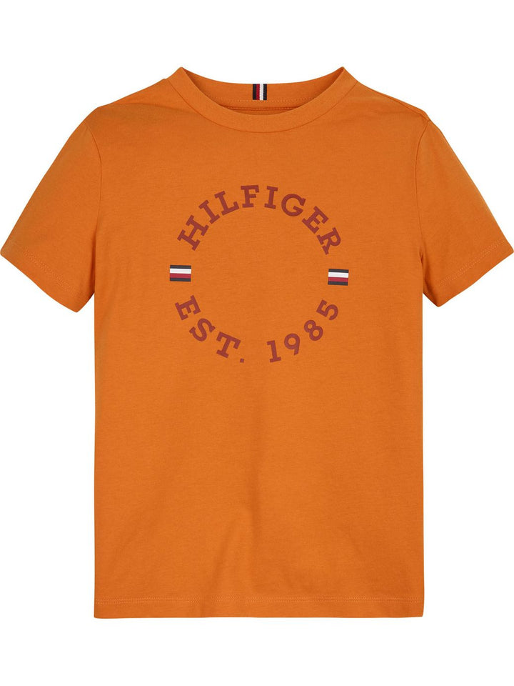 TOMMY HILFIGER NIÑO TSHIRT ORANGE THUNDER