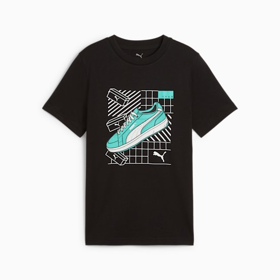 PUMA NIÑO TSHIRT GRAPHICS IV BLACK