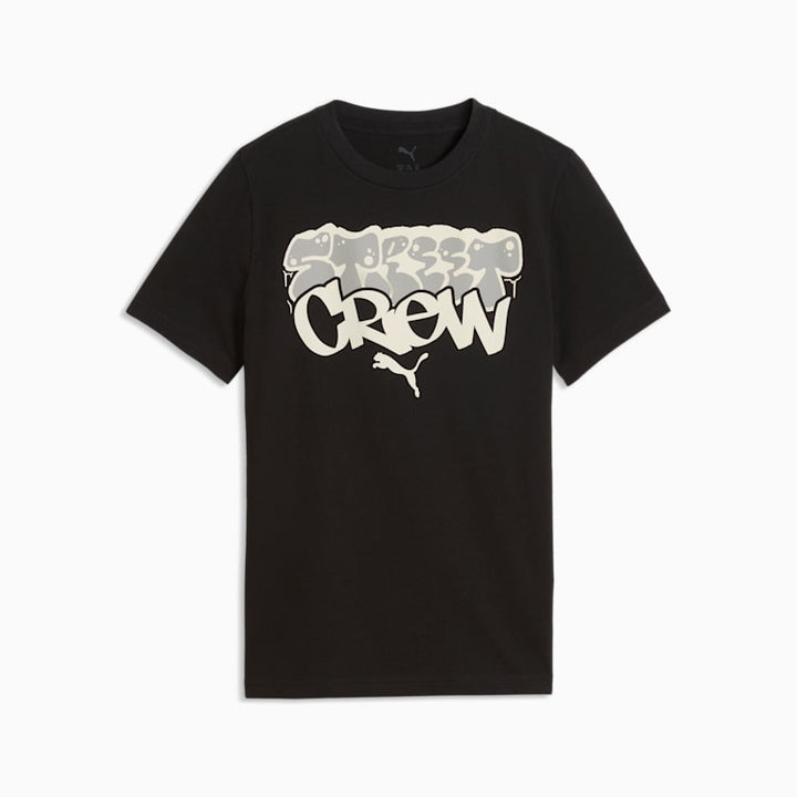 PUMA NIÑO TSHIRT MID90S GRAPHIC BLACK