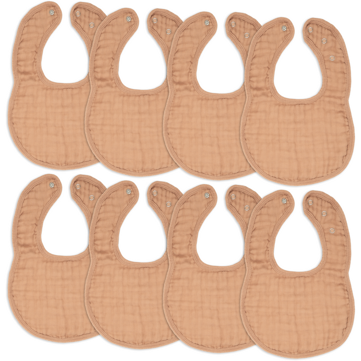 COMFY CUBS BABERO MUSLIN CARAMEL 8PK