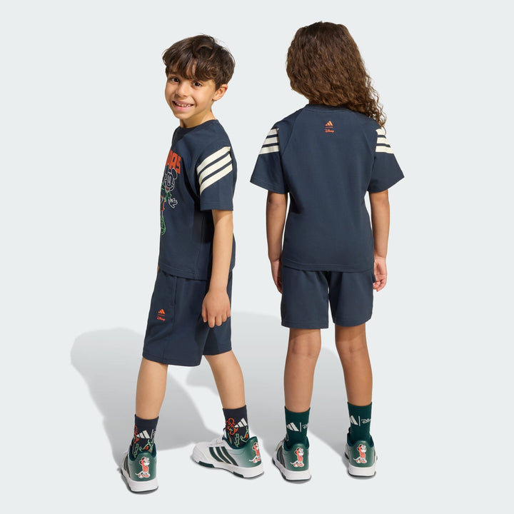 ADIDAS NIÑO CONJ. DE SHORT LK DY MM AURINK/OWHT/IMPORA