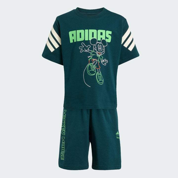 ADIDAS NIÑO CONJ. DE SHORT LK DY MM AURIVY/OWHT/LIMBUR