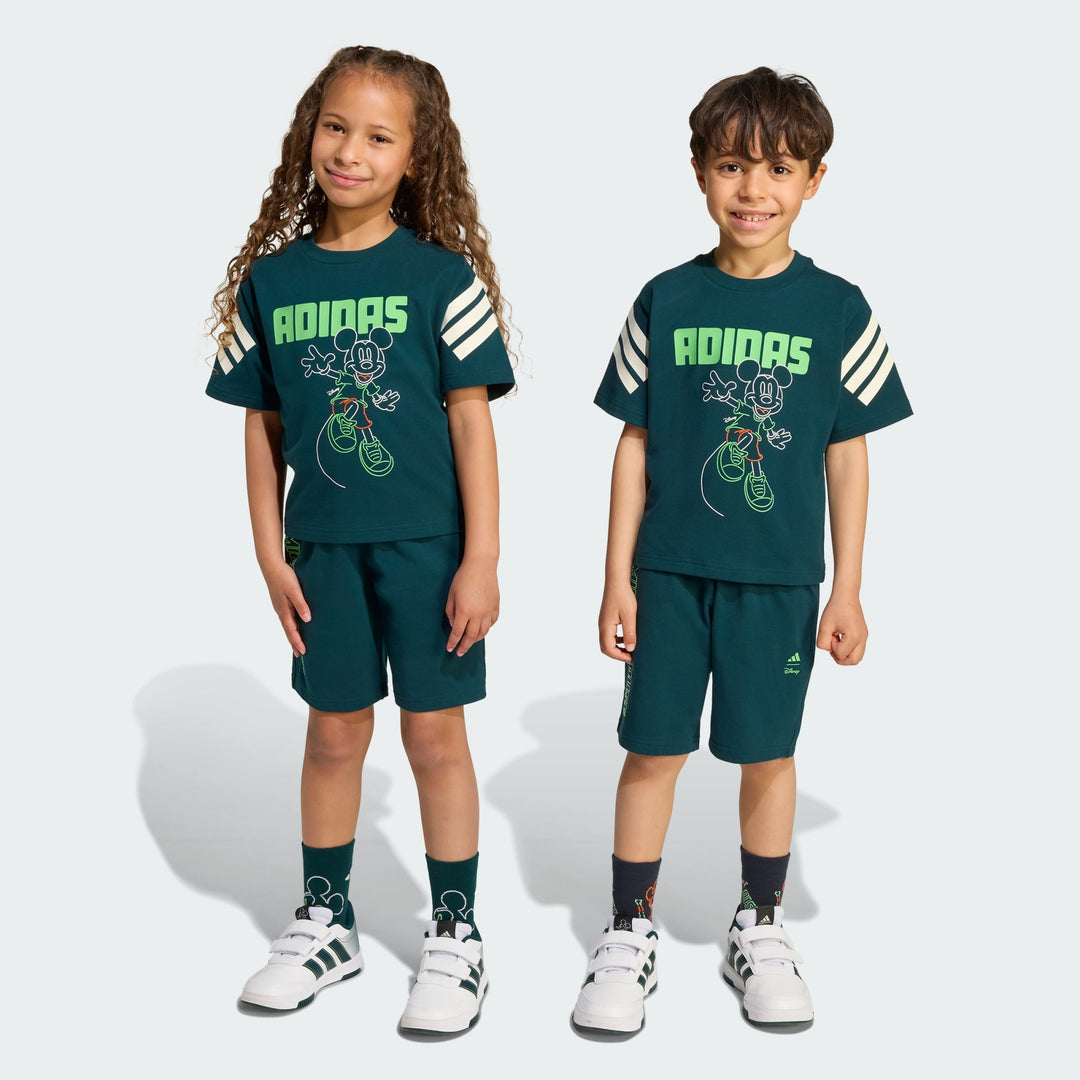 ADIDAS NIÑO CONJ. DE SHORT LK DY MM AURIVY/OWHT/LIMBUR